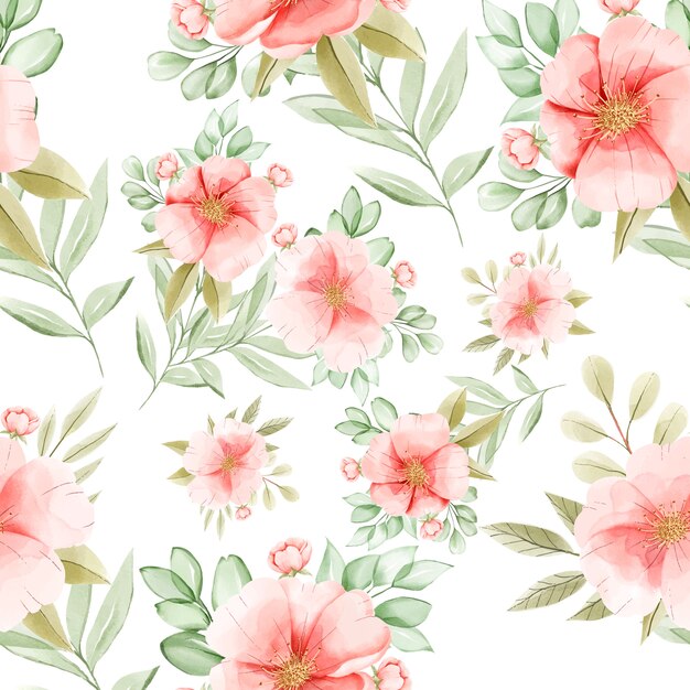 Elegant floral seamless pattern