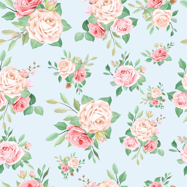 elegant floral seamless pattern