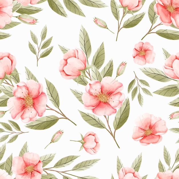 Elegant floral seamless pattern