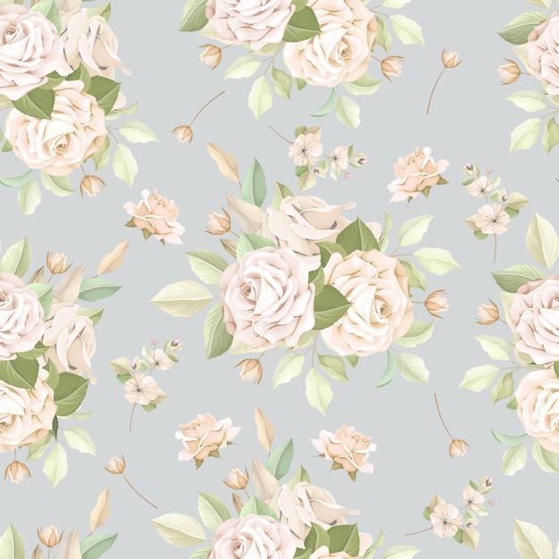 elegant floral seamless pattern