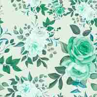 Free vector elegant floral seamless pattern