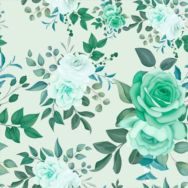 Elegant floral seamless pattern