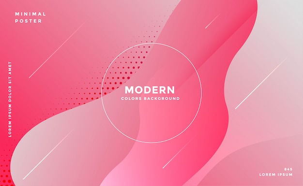 Free vector elegant fluid style abstract pink background