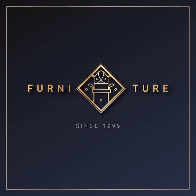 Elegant furniture logo