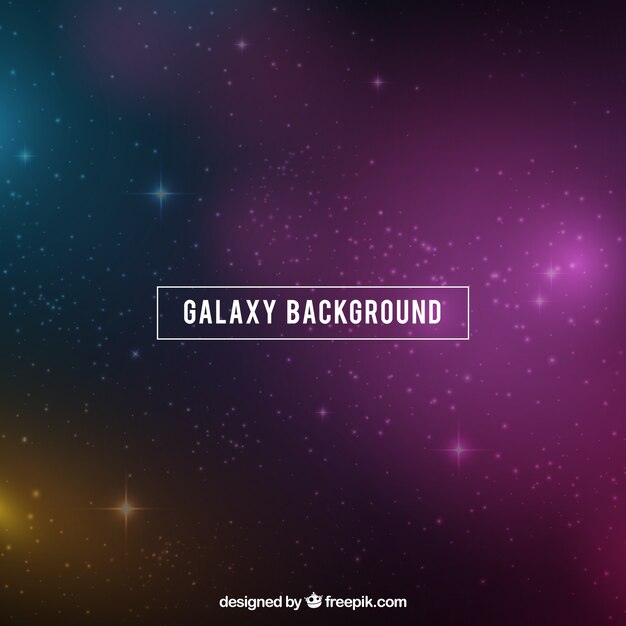 Elegant galaxy background