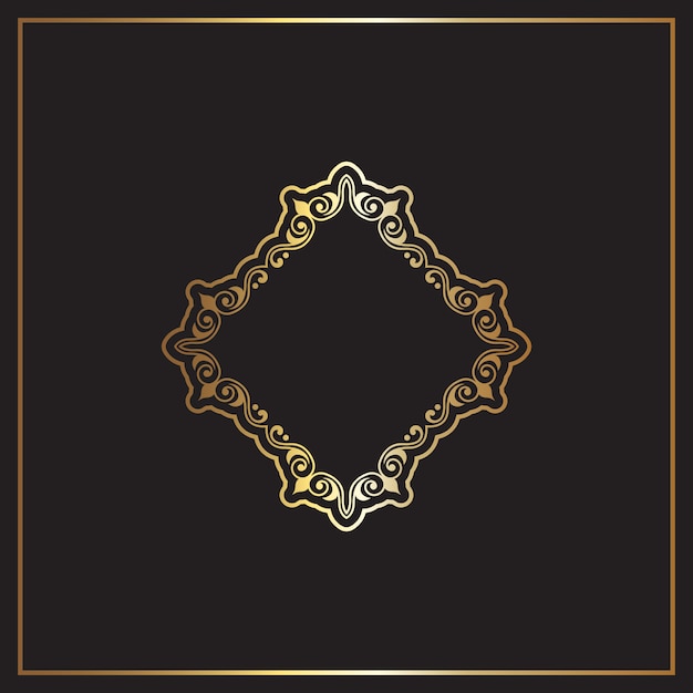 Free vector elegant gold and black background