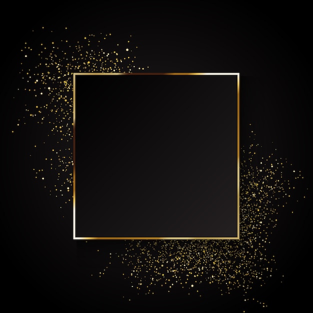 Free vector elegant gold glitter background