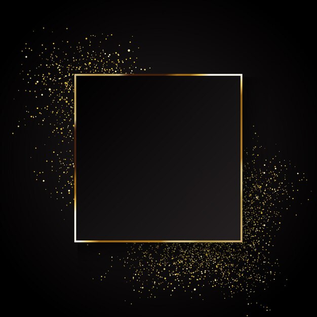 Elegant gold glitter background 