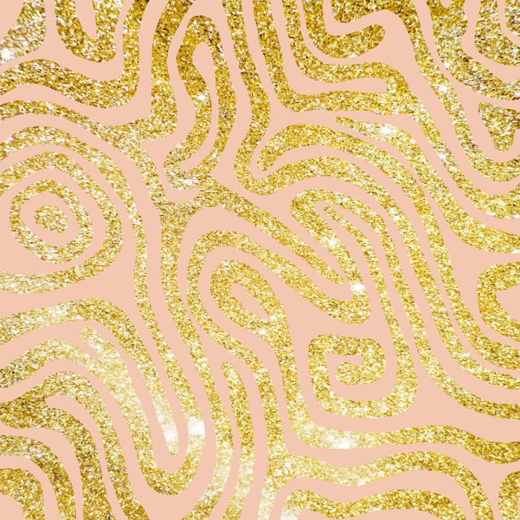 Free Vector elegant gold glitter pattern design background