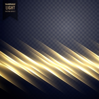 Elegant golden light line effect background