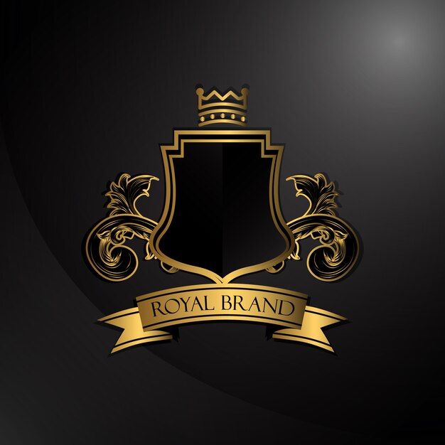 Elegant golden logo