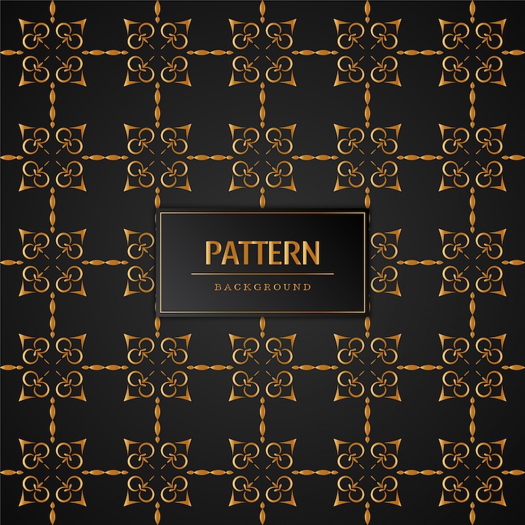 मुफ़्त वेक्टर elegant golden pattern seamless background