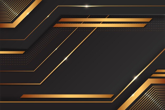 Elegant Gradient Black Golden Gradient Background Template