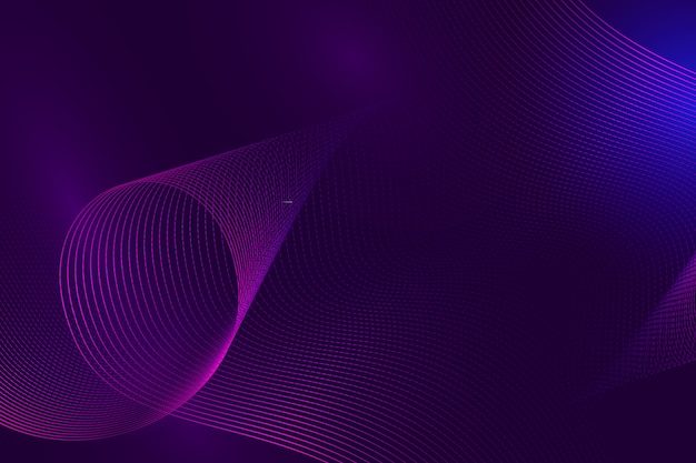 Elegant gradient violet wavy net background