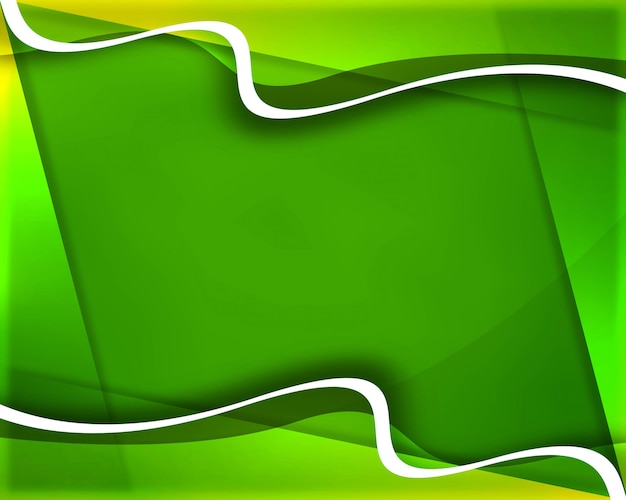 Бесплатное векторное изображение Элегантный зеленый творческий фон волны