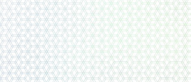 Elegant hexagonal line pattern 