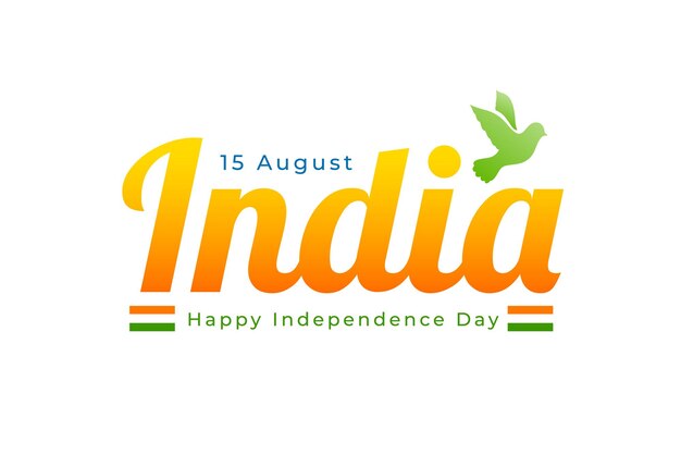 우아한 인도 독립 기념일 배경