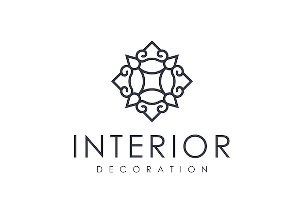 Download Free Elegant Interior Outline Logo Template Premium Vector Use our free logo maker to create a logo and build your brand. Put your logo on business cards, promotional products, or your website for brand visibility.