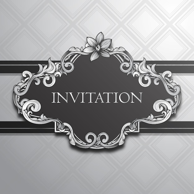 Elegant invitation design