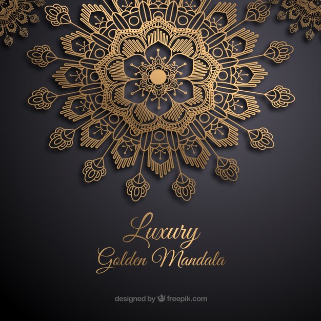 Elegant mandala concept background