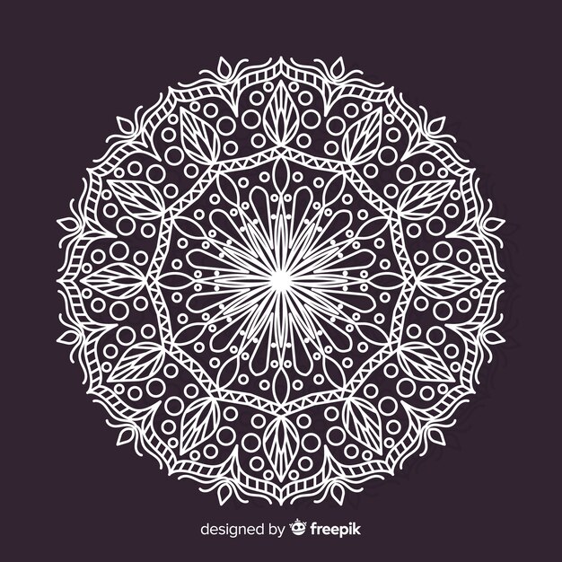 Elegant mandala concept background