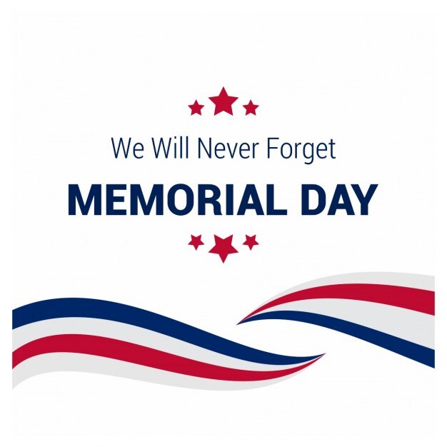 Elegant memorial day background