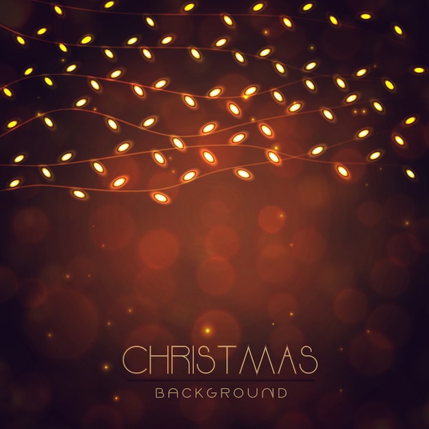 Elegant Merry Christmas Backgrounds with Lighting Effect