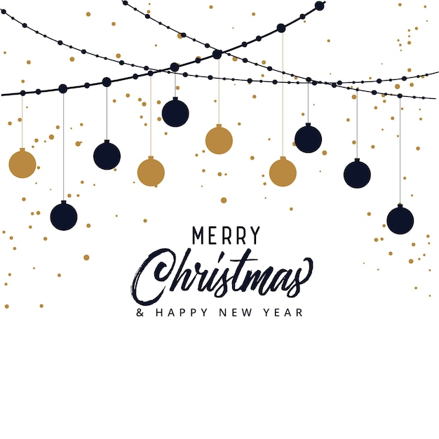 Elegant merry christmas festival background