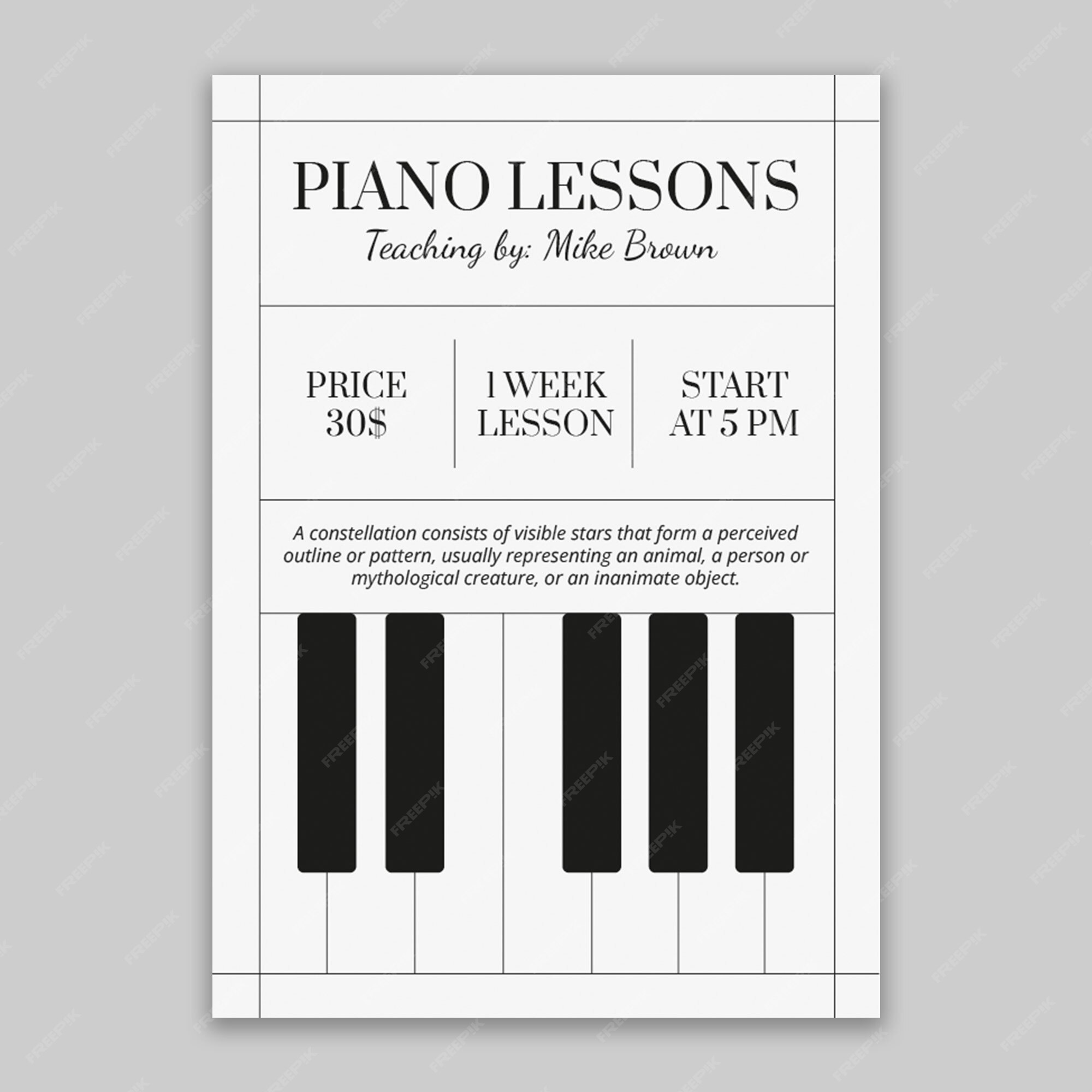 What age to start piano lessons?