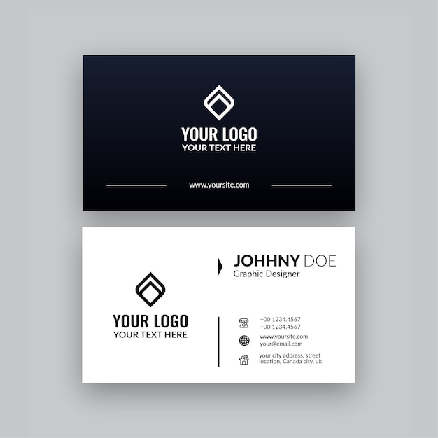 Download Free Elegant Minimal Business Card Premium Vector Use our free logo maker to create a logo and build your brand. Put your logo on business cards, promotional products, or your website for brand visibility.