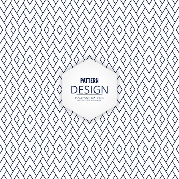 Elegant minimal geometric pattern