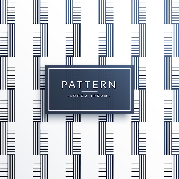 Elegant minimal lines pattern