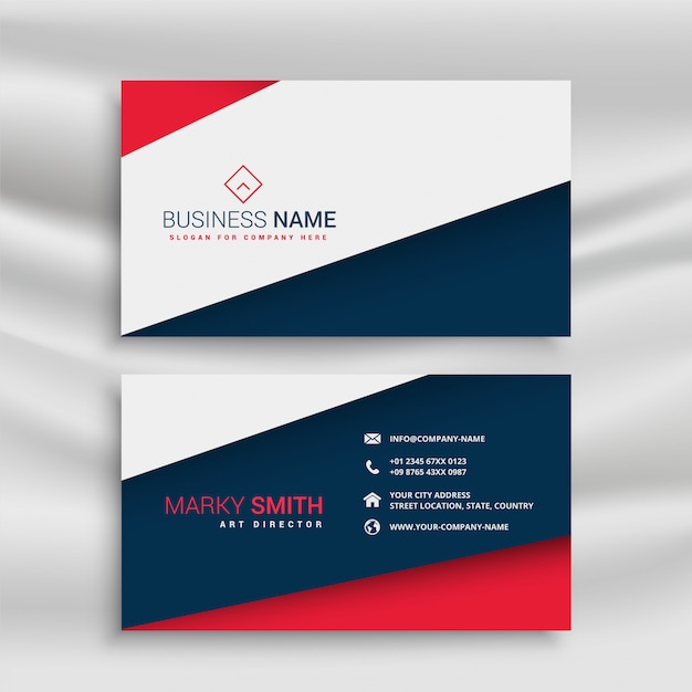 Elegant minimal style business card design