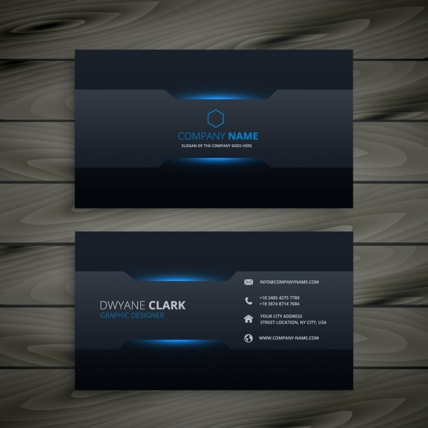 Elegant modern business card