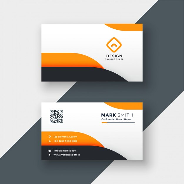 Elegant modern business card  