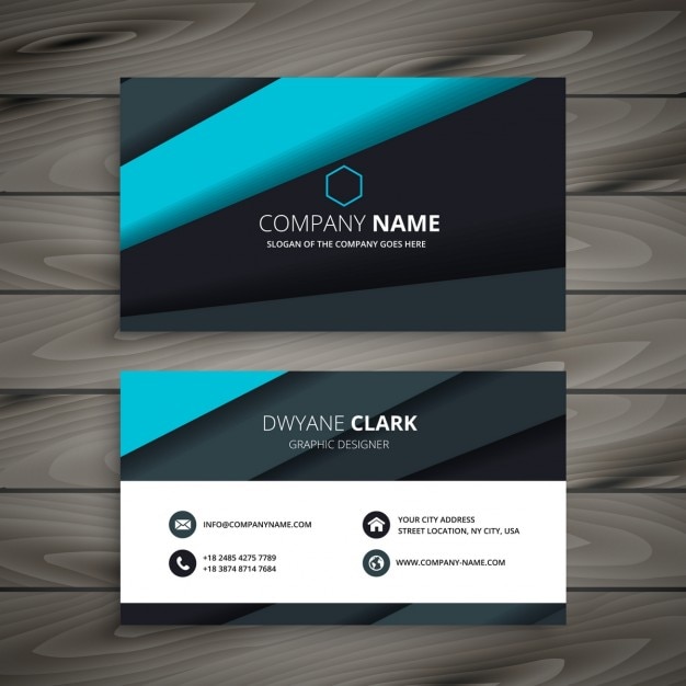 Elegant modern business card