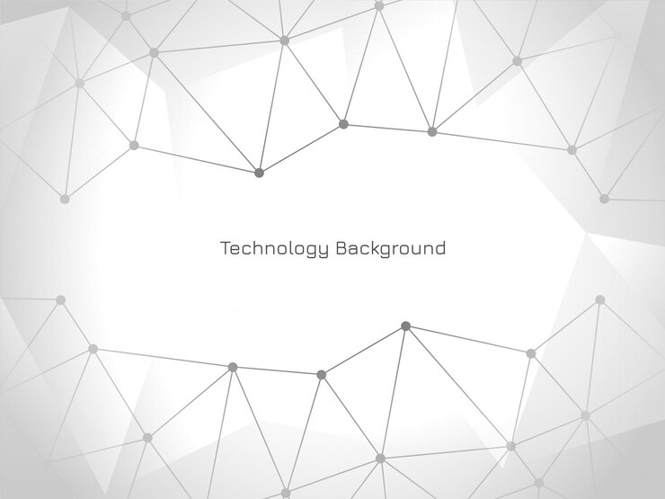 Free Vector elegant modern connected technology background