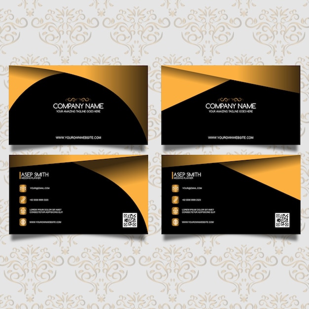 Elegant ornamental business card