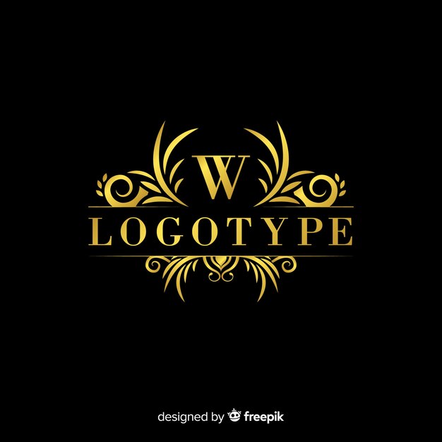 Elegant ornamental logo template