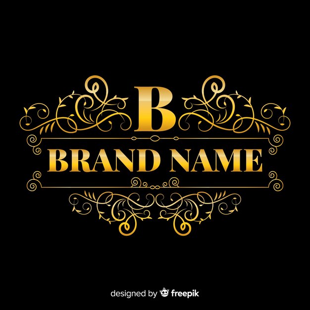 Elegant ornamental logo