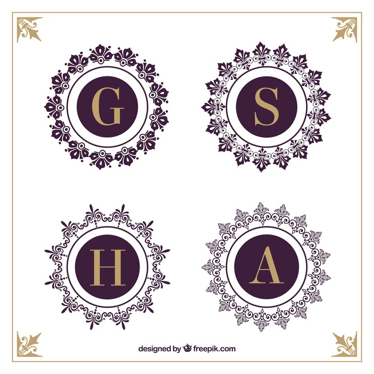 मुफ़्त वेक्टर elegant ornamental logos