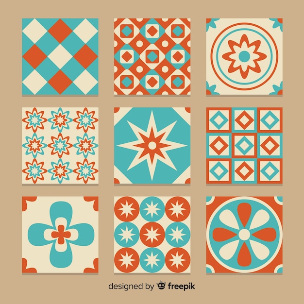 Elegant pack of tiles