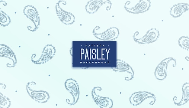 Free vector elegant paisley repetitive pattern texture