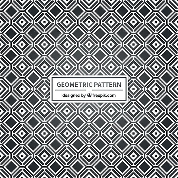 Elegant pattern of geometric shapes