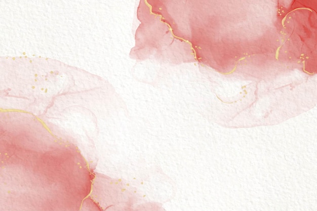 エレガントなピンクのアルコールインク抽象流体絵画