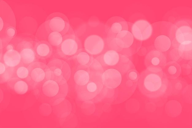 Free vector elegant pink bokeh effect background design