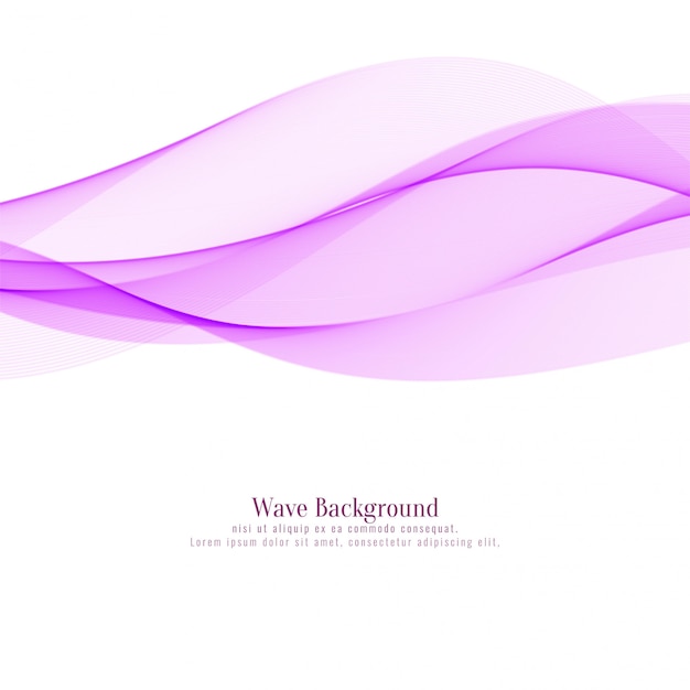 Elegant pink wavy background