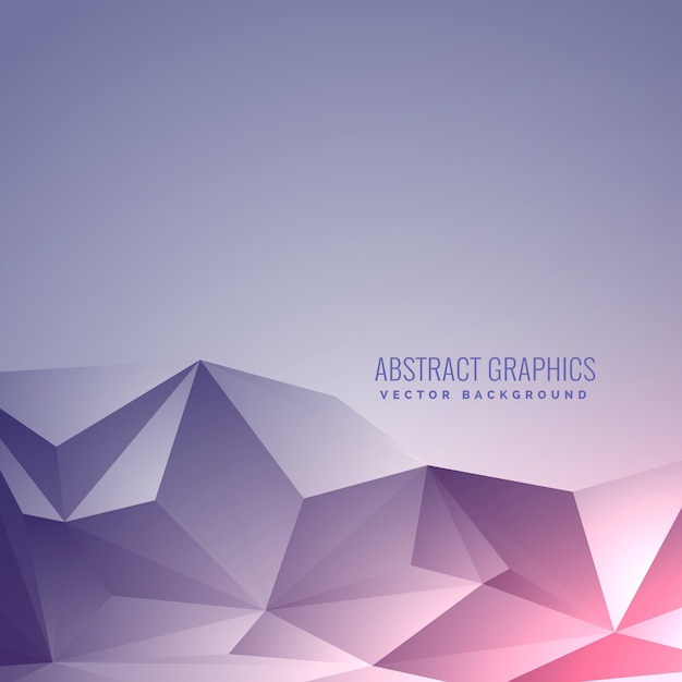 Free vector elegant polygonal background