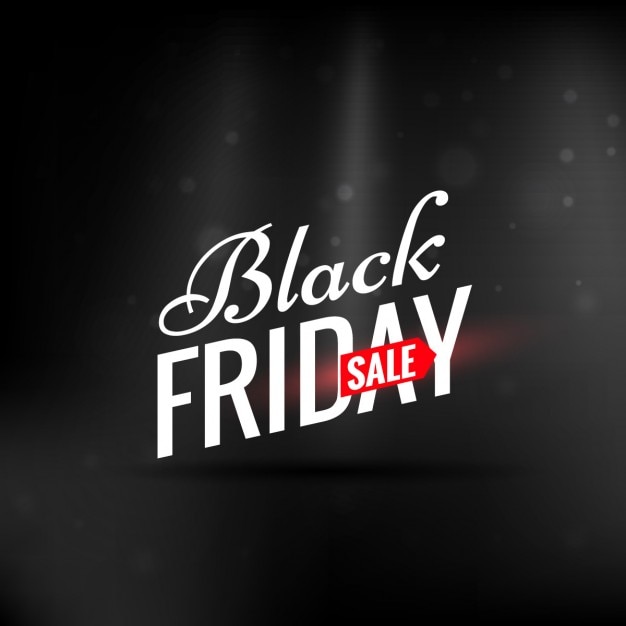 Free vector elegant poster of black friday