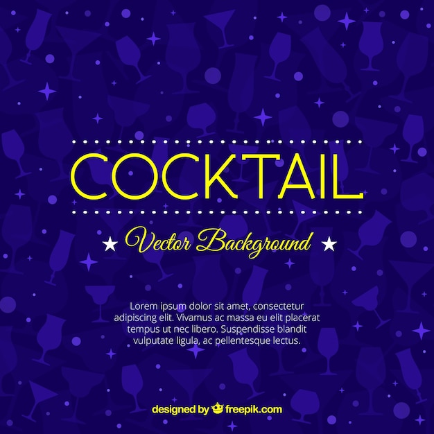 Elegant purple cocktail background